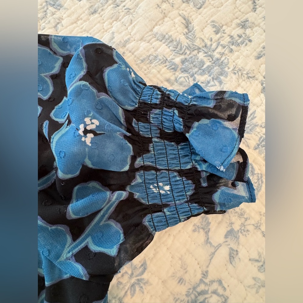 Kate Spade Blue Midi Dress - Picture 15 of 16
